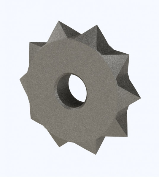 Carbide sprocket for bush hammering Carbide sprocket for bush hammering