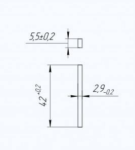 2,9х5,5х42