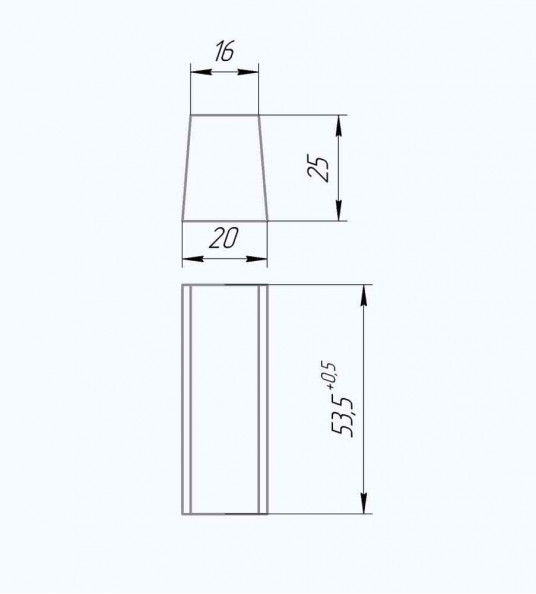 P 25х30х54