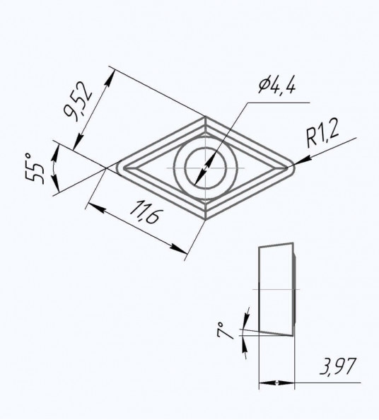 DCMT 11T308 DCMT 11T308
